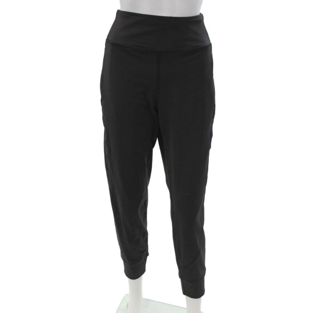Athleta Women Jogger Pants Black Athleisure 75% Polyester Size M